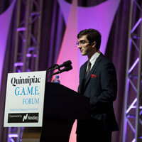 Chris Gosselin presents during the GAME Forum