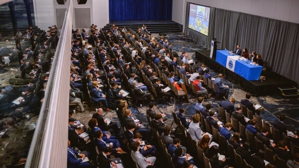 Panelists presenting information to GAME Forum attendees.